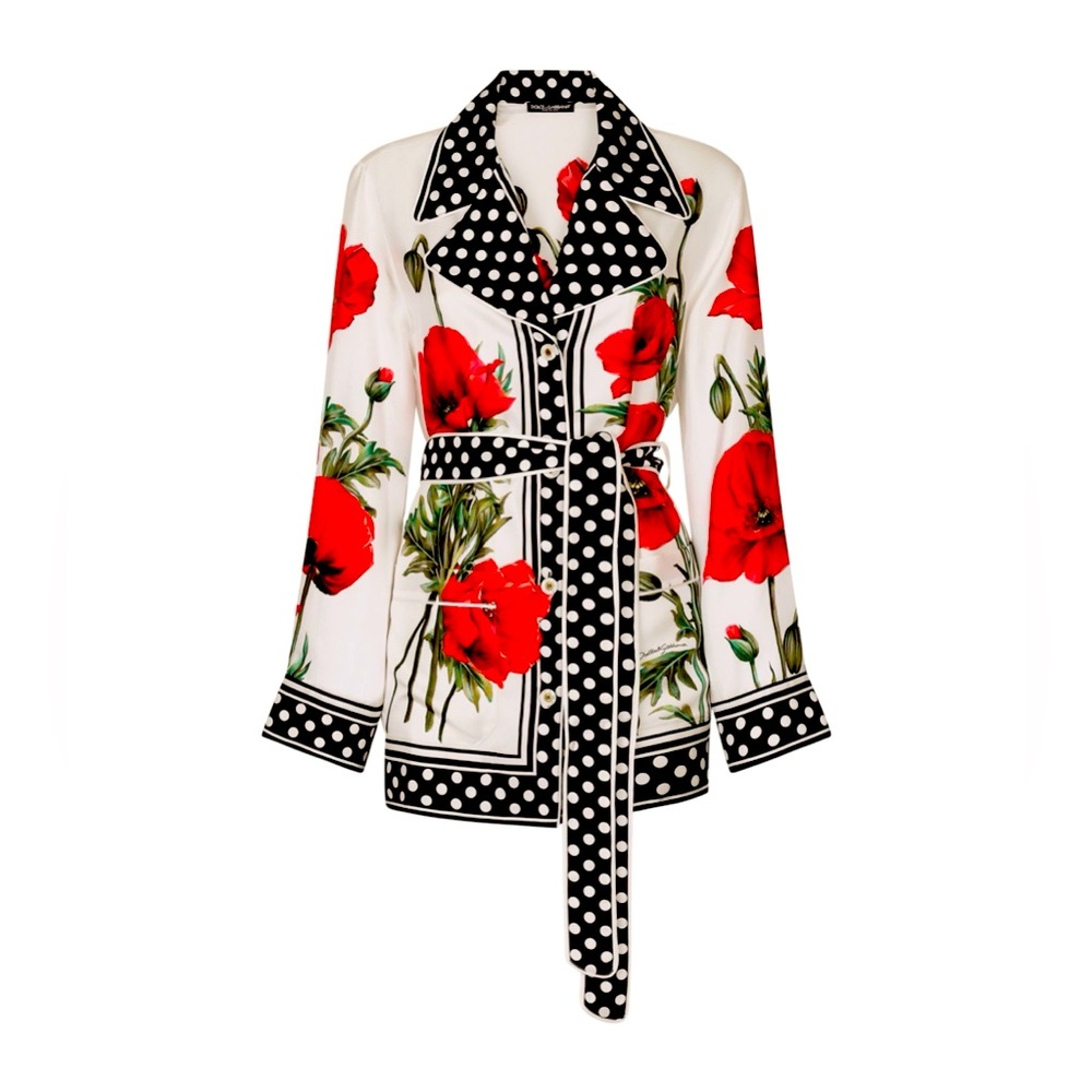Dolce & Gabbana silk pijama shirt